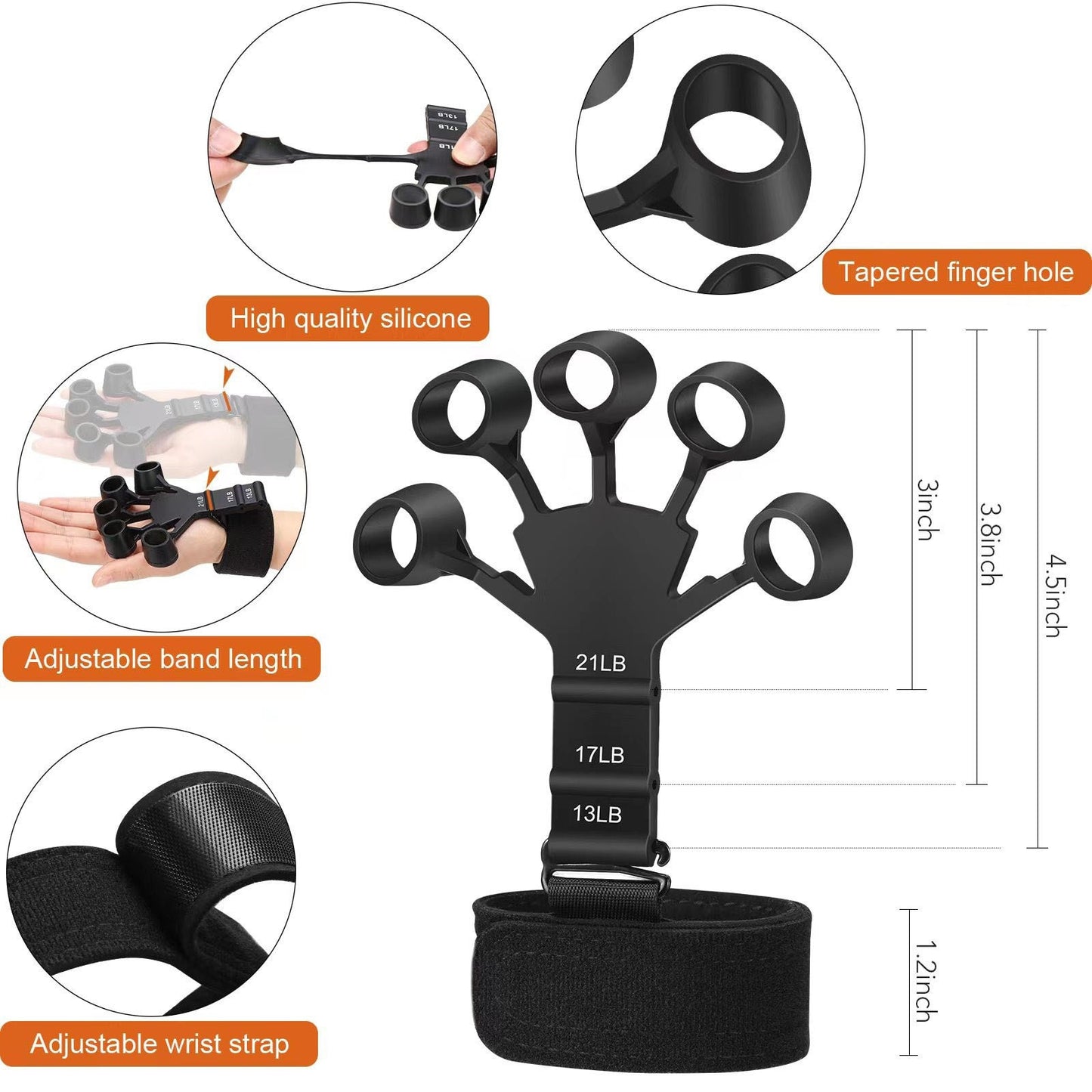 Finger Extension and Therapy Hand Exerciser