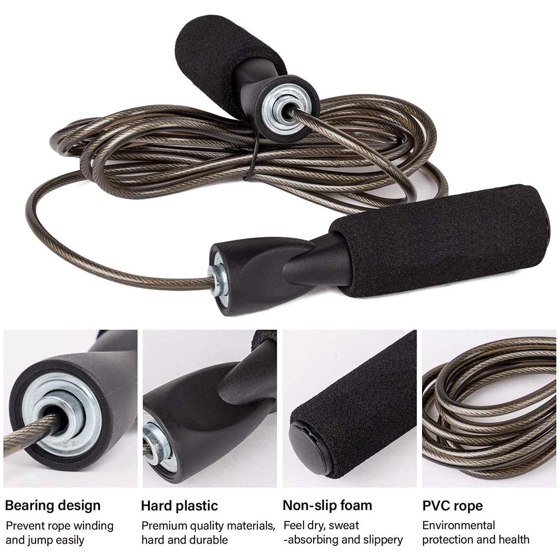 Adjustable Steel Wire Jump Rope