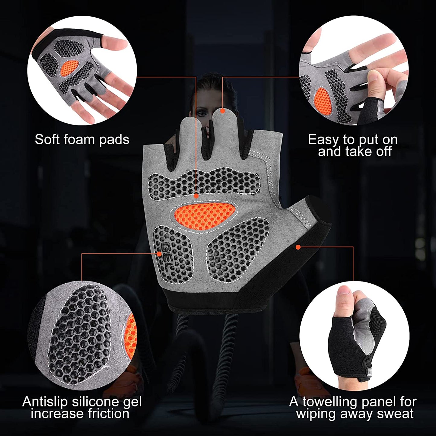 Non Slip Fitness Gloves