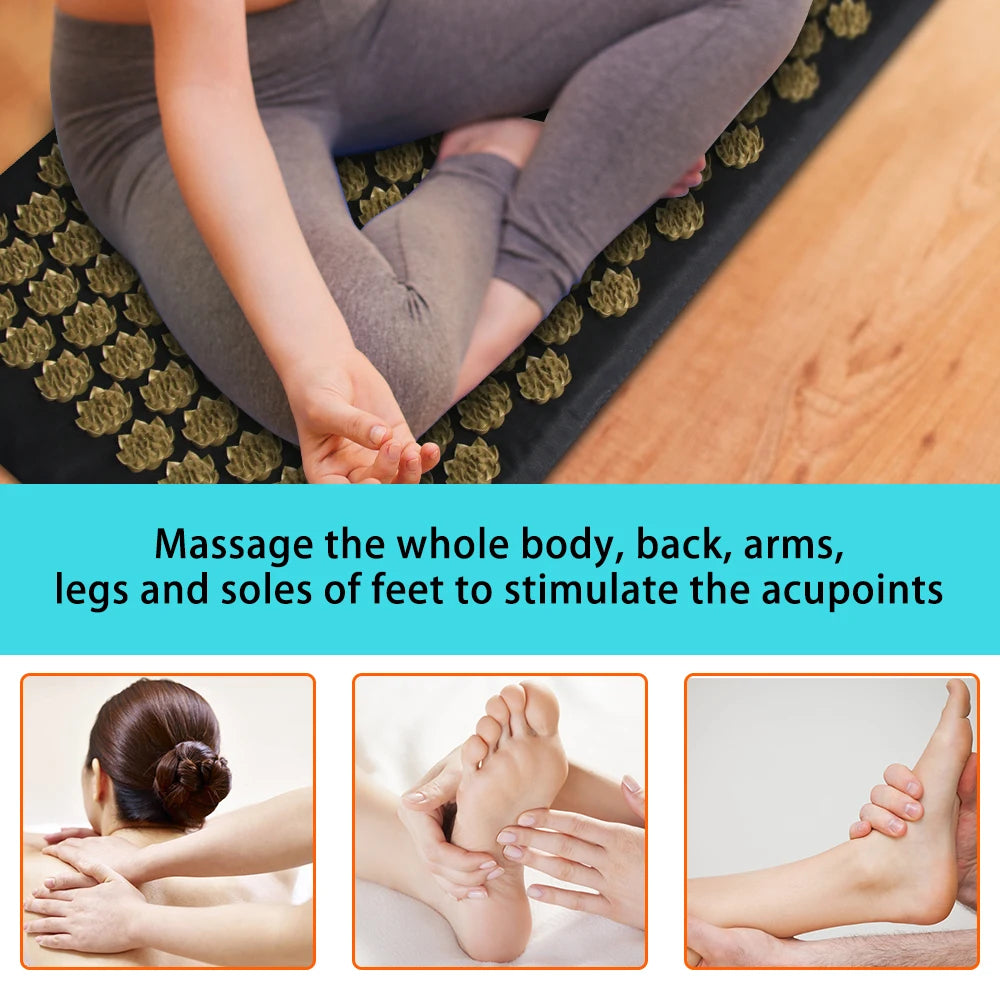 Lotus Spike Mat for Acupuncture Massage