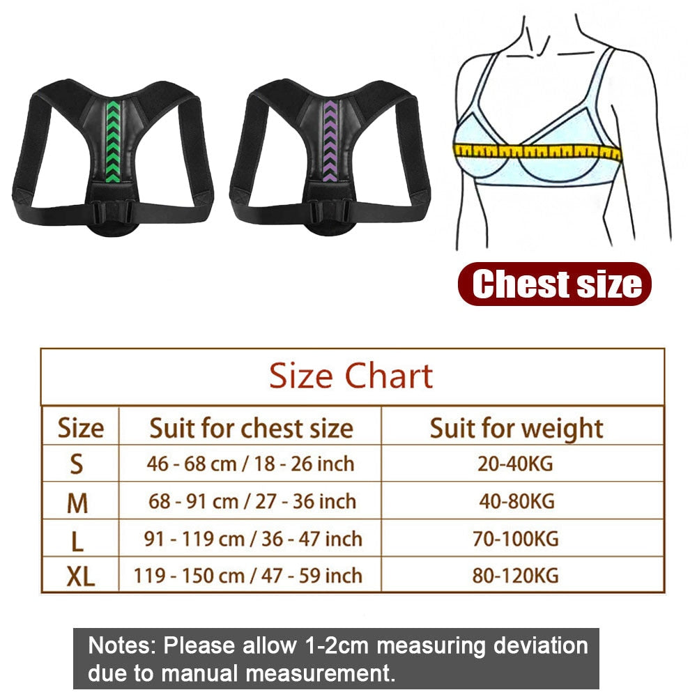 Adjustable Back Shoulder Posture Corrector Belt