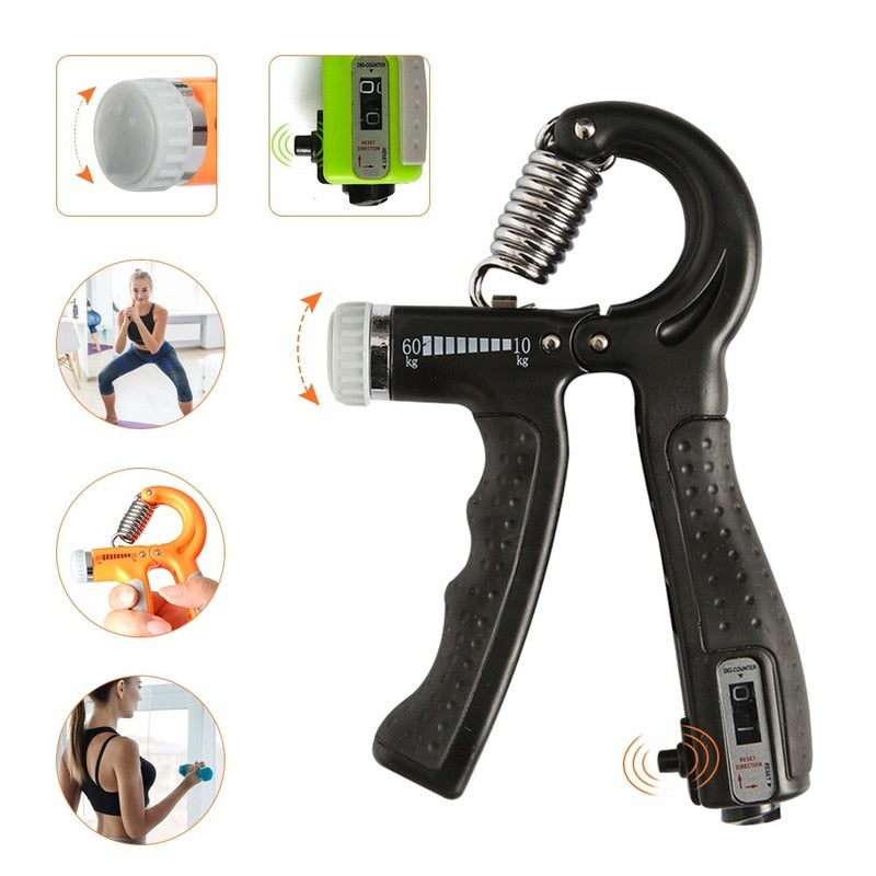 R-Shape Adjustable Hand Grip Strengthener